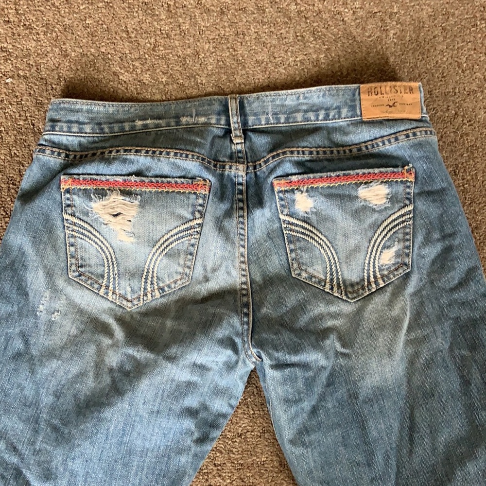 Patchwork Bootcut Jeans - image 5